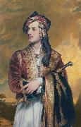 Lord Byron in Albanian dress Thomas